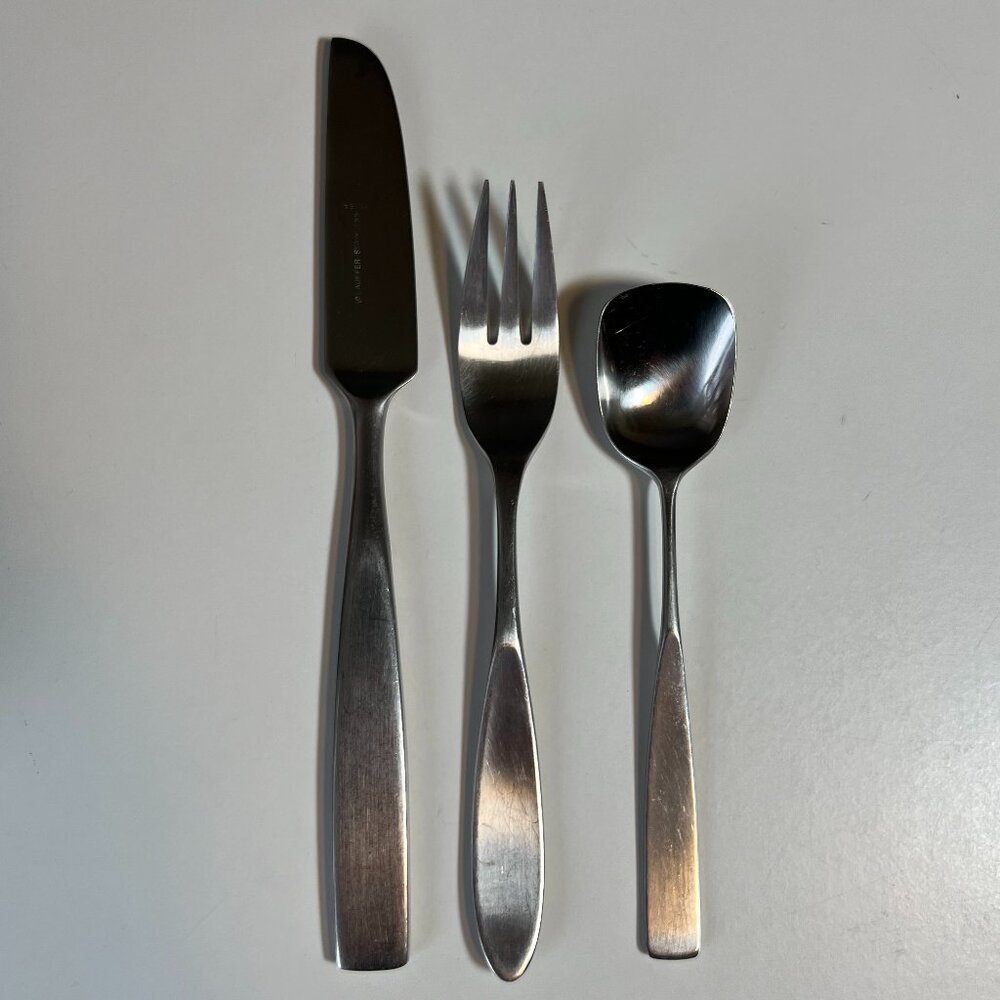 Towle Lauffer Holland & Korea Flatware Knife Fork Spoon Mid Century Modern